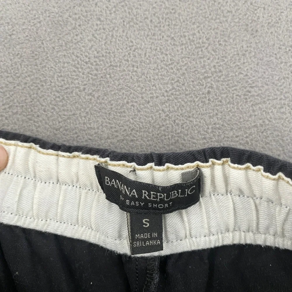 Banana Republic Mens Easy Short Black Elastic Waist Drawstring Size S